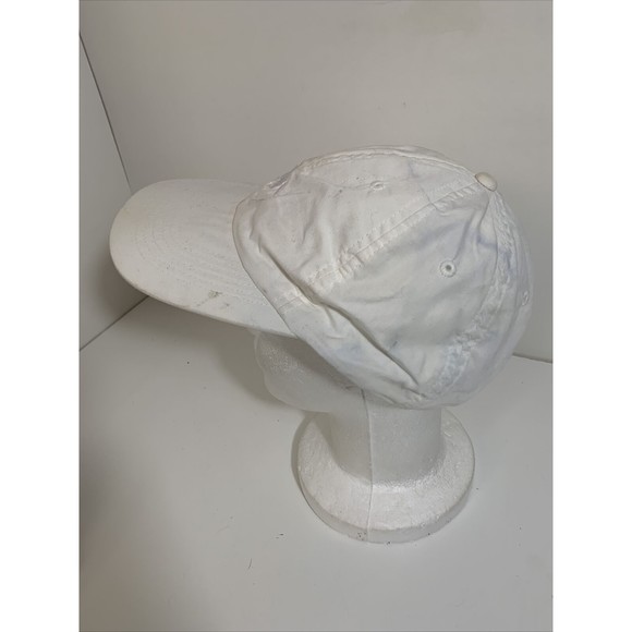 EQUESTRIAN EMBROIDERED RUNNING HORSE BASEBALL CAP COLOR WHITE O'Keaheys - Picture 3 of 12